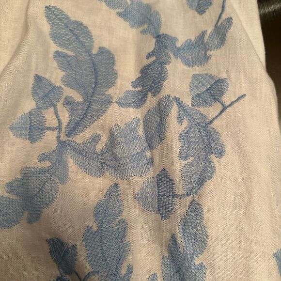 NWT - AUGUST blue and white lemon dress with sash. Size M/L - Picture 14 of 17